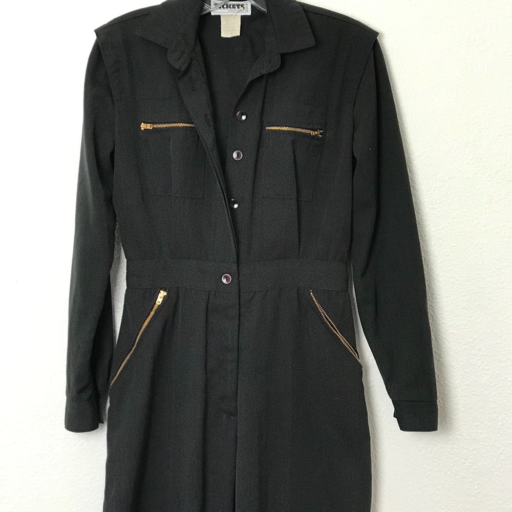 Vintage 80s Jumpsuit S - Picture 2 of 6